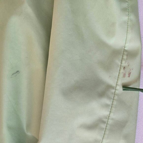 Eddie Bauer Womens WeatherEdge Hooded Rain Jacket Light Green 2XL - Picture 12 of 12